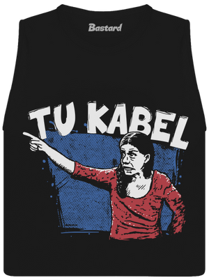 Tukabel dámske tielko voľné Black