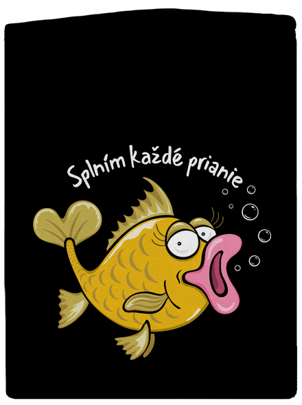 Zlaté rybky dámska mikina na zips Black