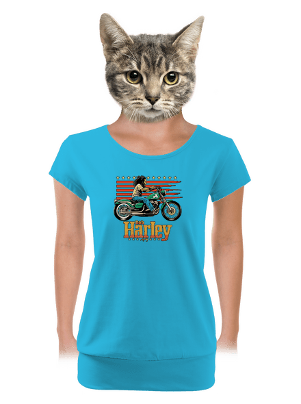 Bob Harley dámske tričko s lemom Blue Atol
