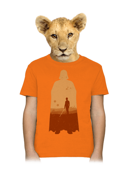 Skywalker detské tričko Orange