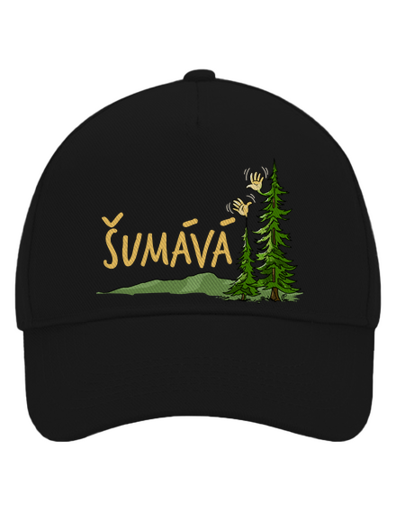 Šumává šiltovka baseballka Black