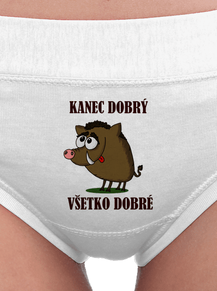 Kanec dobrý dámske nohavičky White
