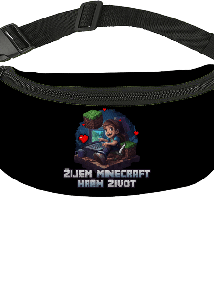 Žijem Minecraft ľadvinka Black
