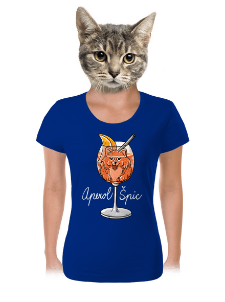 Aperol Špic dámske tričko Royal Blue Mal