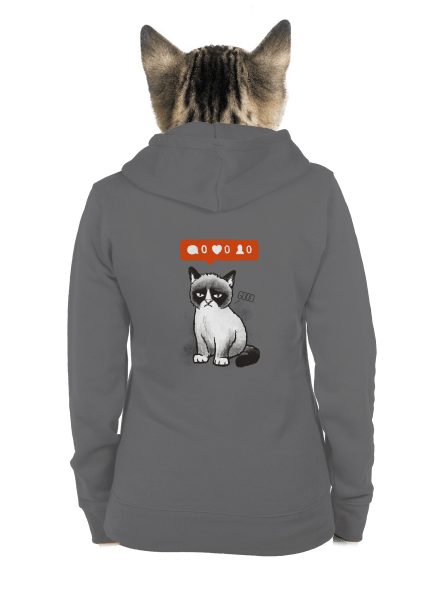 Grumpy dámska mikina na zips Steel Gray