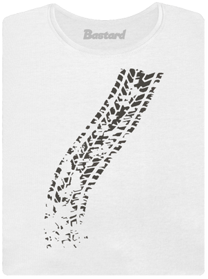 Prejdený dámske tričko prémium White