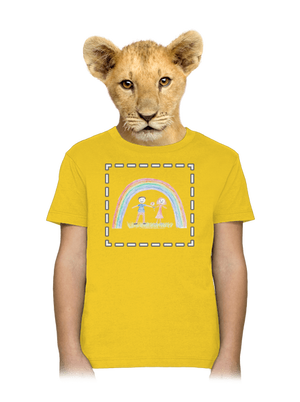 Detské kresby - Nahraj vlastnú detské tričko Gold