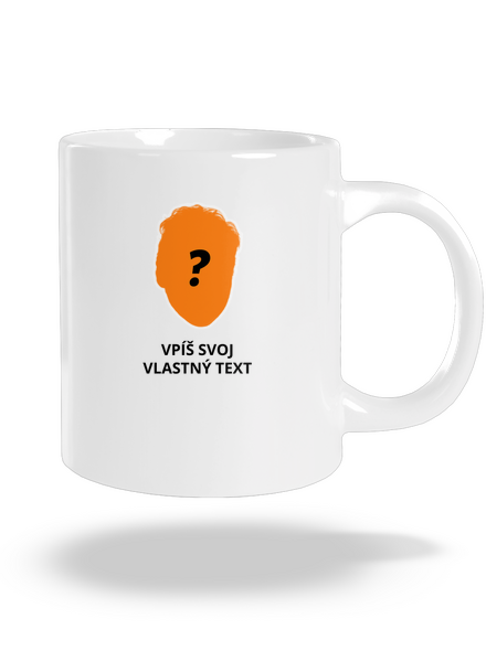 Tvoja hlava veľký hrnček White