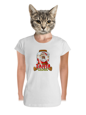 Santa Close dámske tričko prémium White