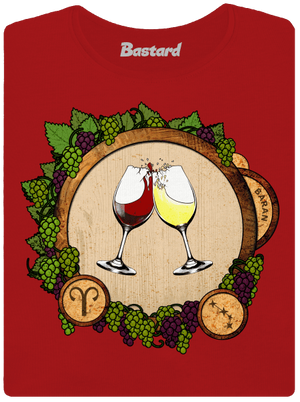 Vínny horoskop: Baran dámske tričko prémium Red Mal