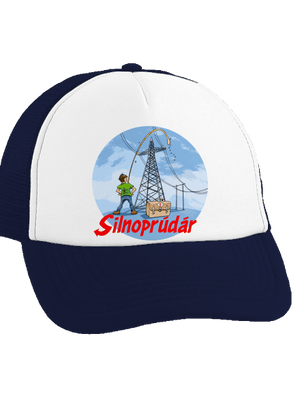 Silnoprúdár šiltovka truckerka French Navy cap