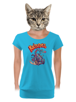 dámske tričko s lemom