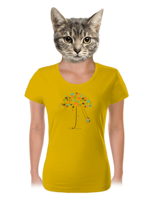 Radosť z jesene dámske tričko Yellow