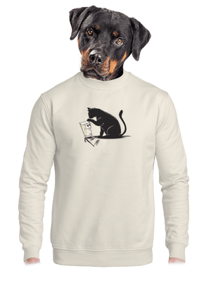 unisex mikina bez kapucne