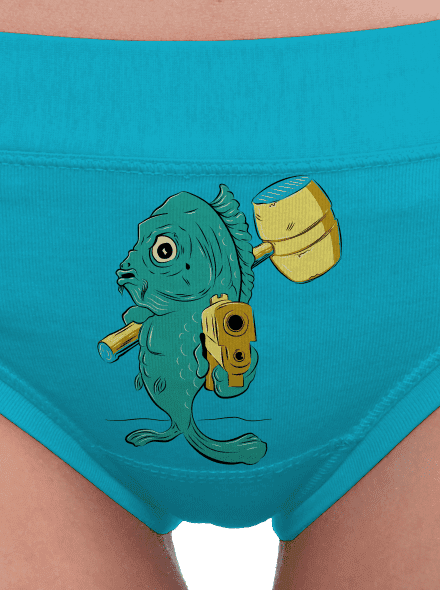 Posledná štedrovečerná dámske nohavičky Turquoise