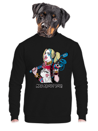 unisex mikina bez kapucne