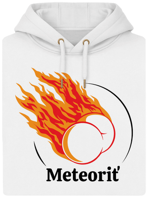Meteoriť unisex mikina premium Snowwhite