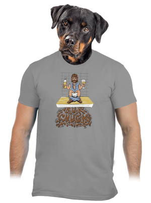 BurChuck pánske tričko Sport Grey