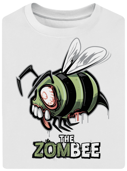 ZomBee unisex tričko oversized White