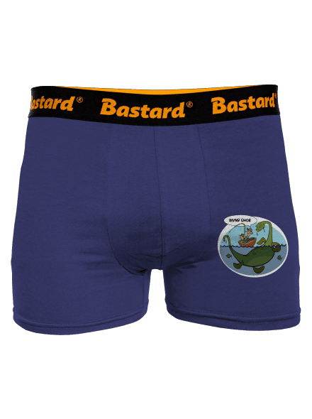 Divný úhor boxerky Blue Navy