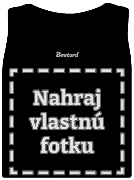 Vlastná potlač dámske tielko klasické Black