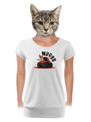 Monster stroller dámske tričko s lemom White