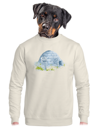 unisex mikina bez kapucne