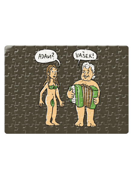 Eva a Vašek puzzle White