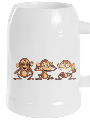 Opičky polliter White