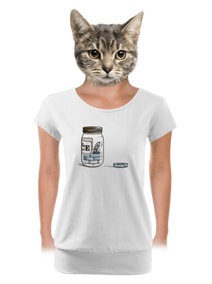 dámske tričko s lemom