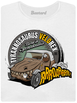 Tyrannosaurus Velorex dámske tričko s lemom White