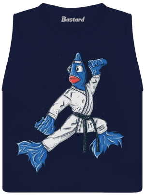 Bojovníčka dámske tielko voľné Navy