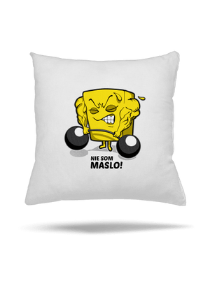 Nie som maslo vankúš White