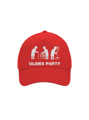 Oldies party šiltovka baseballka Classic Red