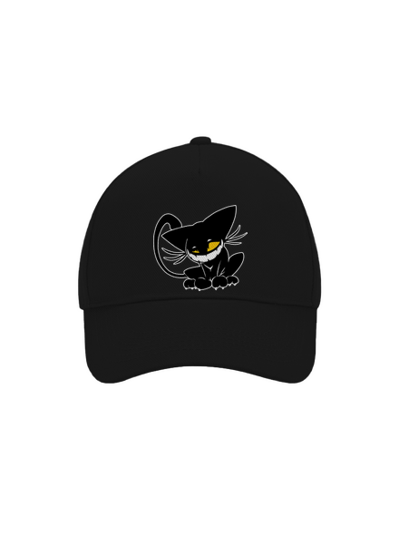 Evil cat šiltovka baseballka Black