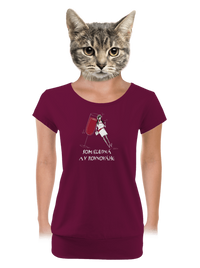 dámske tričko s lemom