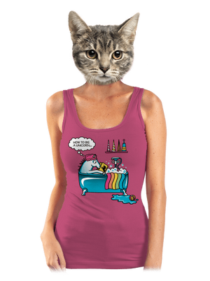 Ako sa stať jednorožcom dámske tielko klasické Magenta