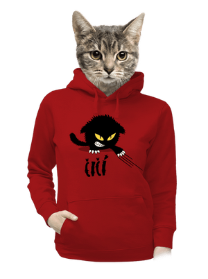 Čičina dámska mikina klokanka Red Mal