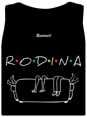 Rodina dámske tielko klasické Black