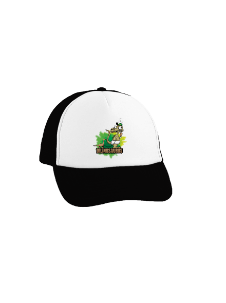 Dilinosaurus šiltovka truckerka Black cap