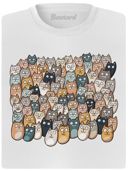 Nájdi čerta dámske športové tričko White