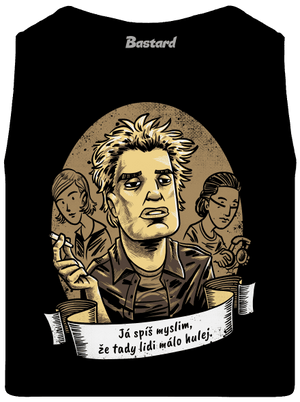 B14: Samotáři pánske tielko Black