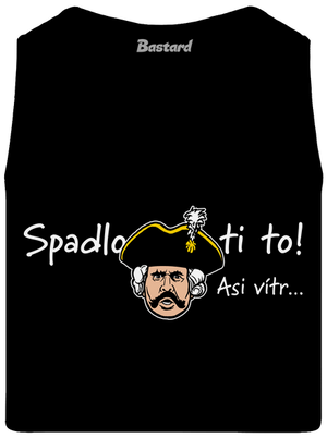 Spadlo ti to pánske tielko Black