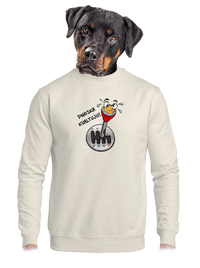 unisex mikina bez kapucne