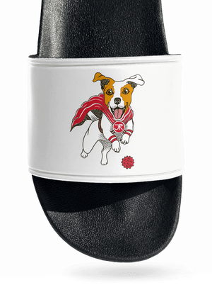 Jack Russell šľapky White