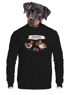 unisex mikina bez kapucne