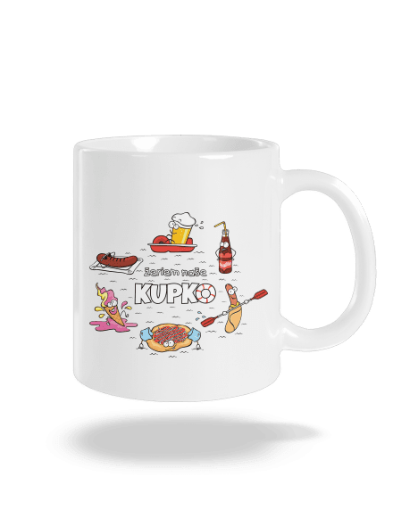 Slovenské kupko klasický hrnček White