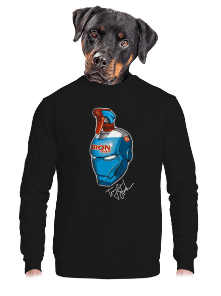 Čistič okien unisex mikina bez kapucne Black