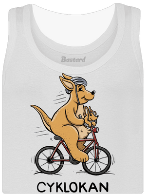 Cyklokan dámske tielko klasické White