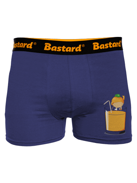 Opitý pomaranč boxerky Blue Navy
